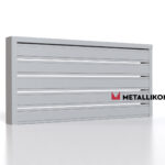 Планкен для забора 120 mm RAL 7004 – покрытие порошковое, толщина 0,45 мм в Луганске | фото 4