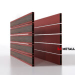 Планкен для забора Printec под дерево 120 mm RAL 3009 – покрытие матовое, толщина 0,45 мм в Луганске | фото 3