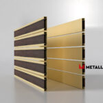 Планкен для забора Printec под дерево 120 mm RAL 1014 – покрытие матовое, толщина 0,45 мм в Луганске | фото 3