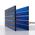 Планкен для забора Printec под дерево 120 mm RAL 5005 – покрытие полиэстер, толщина 0,45 мм в Луганске | фото 4