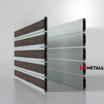 Планкен для забора Printec под дерево 120 mm RAL 7035 – покрытие матовое, толщина 0,45 мм в Луганске | фото 4