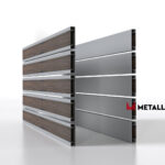 Планкен для забора Printec под дерево 120 mm RAL 7004 – покрытие матовое, толщина 0,45 мм в Луганске | фото 2