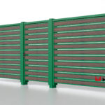Планкен для забора Printec под дерево 120 mm RAL 6002 – покрытие порошковое, толщина 0,45 мм в Луганске | фото 5