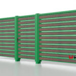 Планкен для забора Printec под дерево 120 mm RAL 6010 – покрытие полиэстер, толщина 0,45 мм в Луганске | фото 5